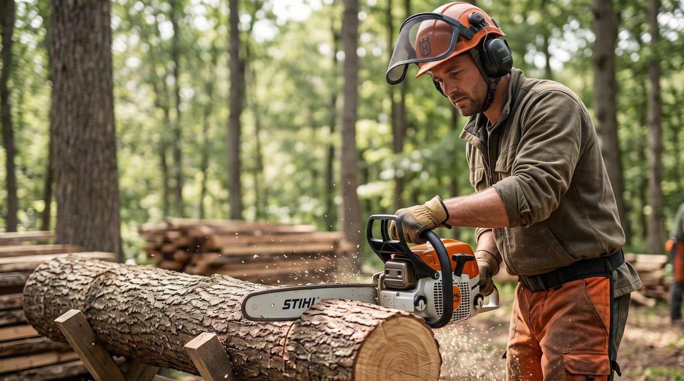 How to Use a Chainsaw to Cut Wood