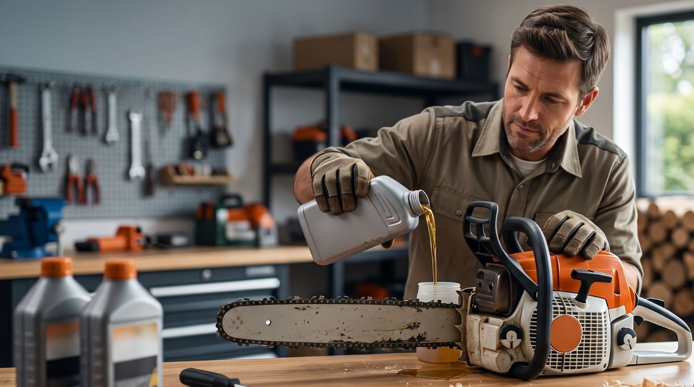 can i use motor oil for chainsaw