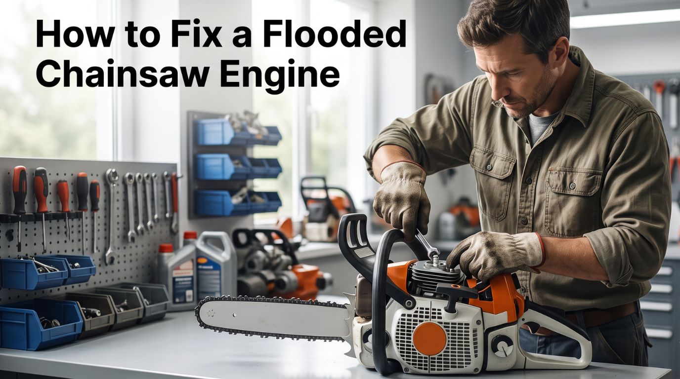 How to Fix a Flooded Chainsaw Engine