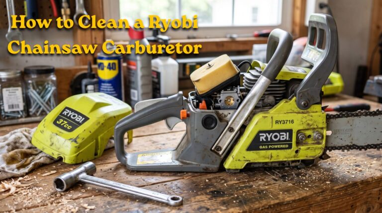 How to Clean a Ryobi Chainsaw Carburetor