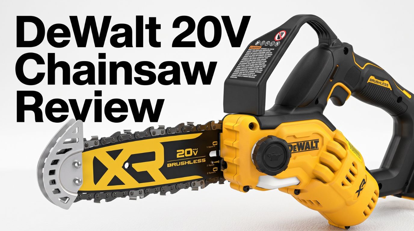 DeWalt 20V Chainsaw Review