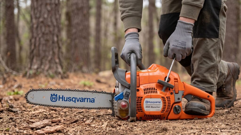 Husqvarna 450 Rancher Starting Instructions