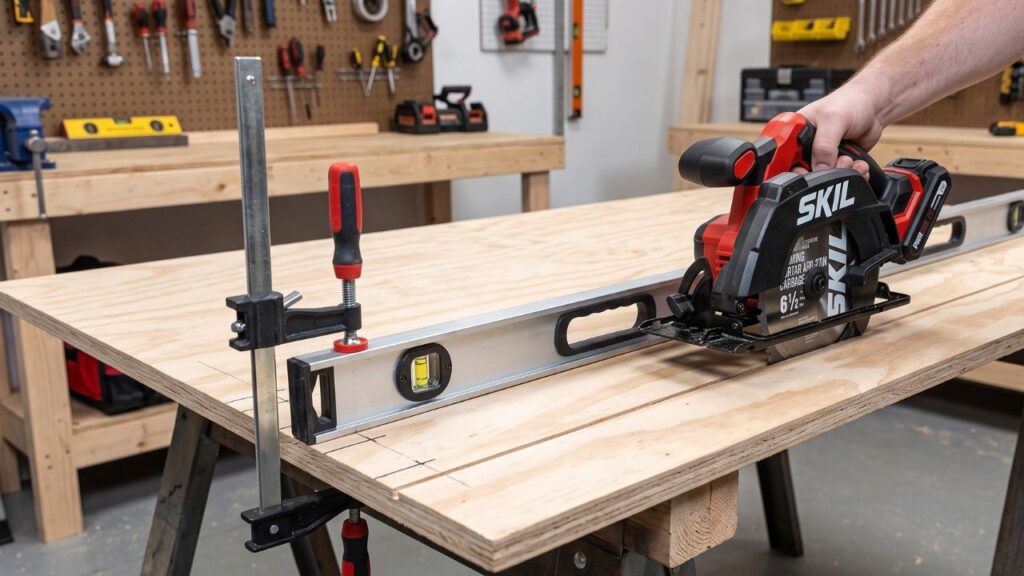 how to get a straight cut with circular saw
