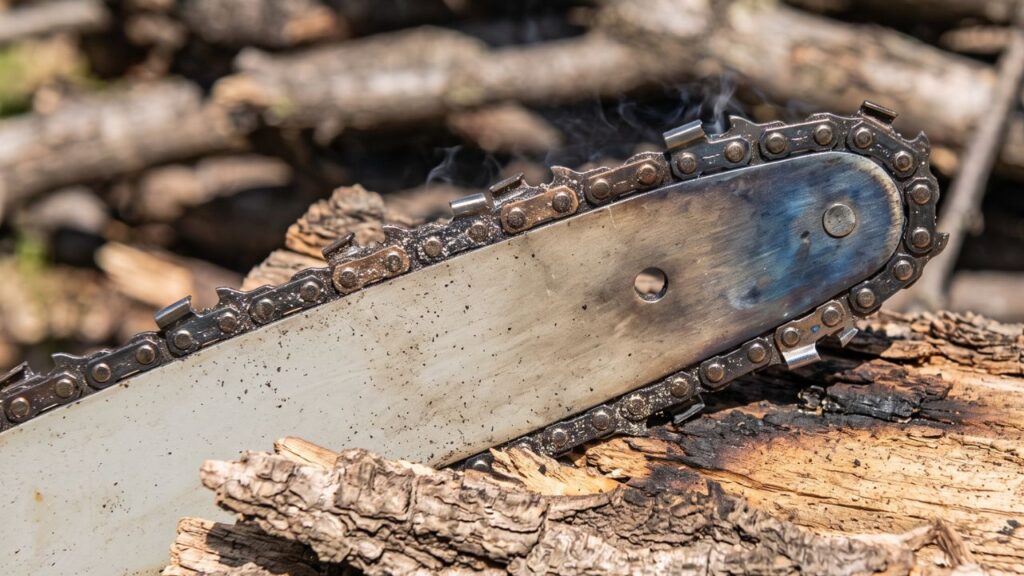 how to oil a mini chainsaw