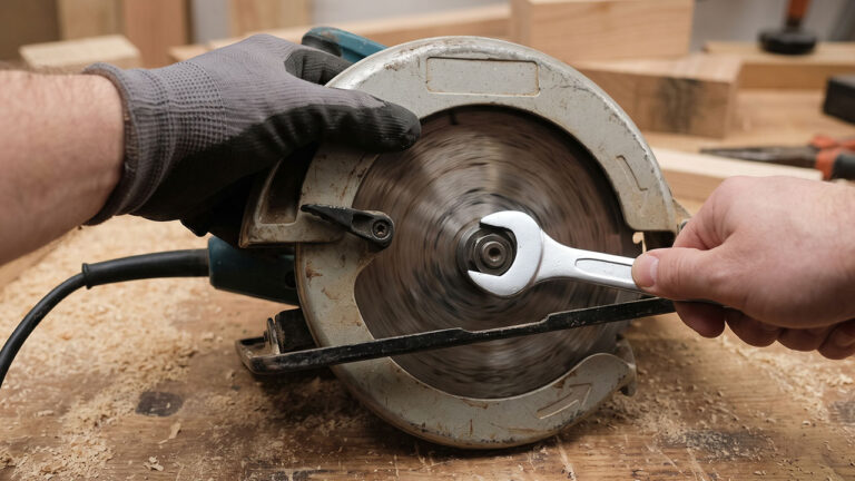 How to Change Circular Saw Blade Without Lock
