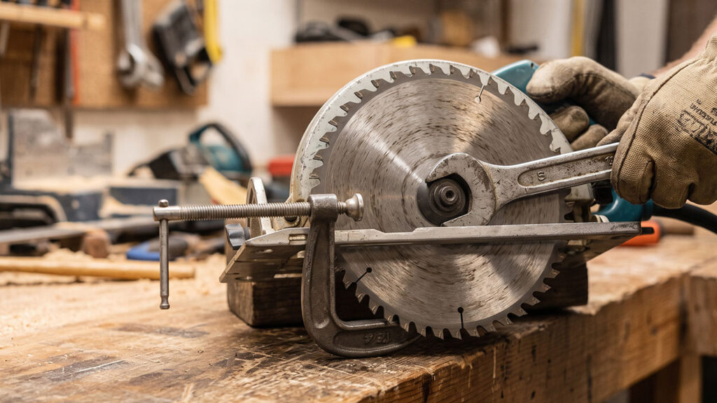 How to Change Circular Saw Blade Without Lock