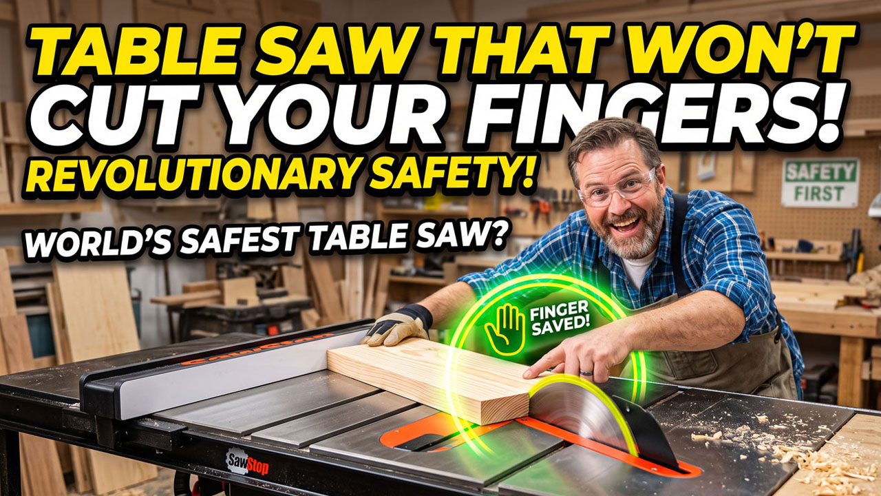 Table Saw That Won't Cut Your Fingers