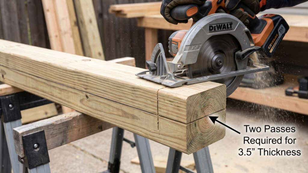 7-1/4 Circular Saw Cutting Depth