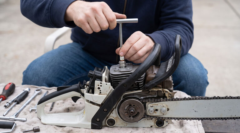 How to Fix a Flooded Chainsaw