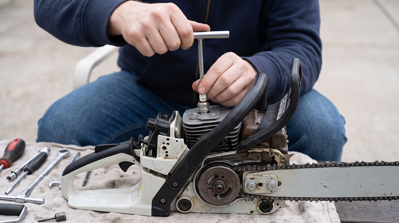 How to Fix a Flooded Chainsaw