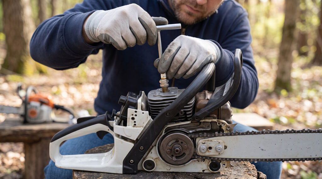 How to Fix a Flooded Chainsaw