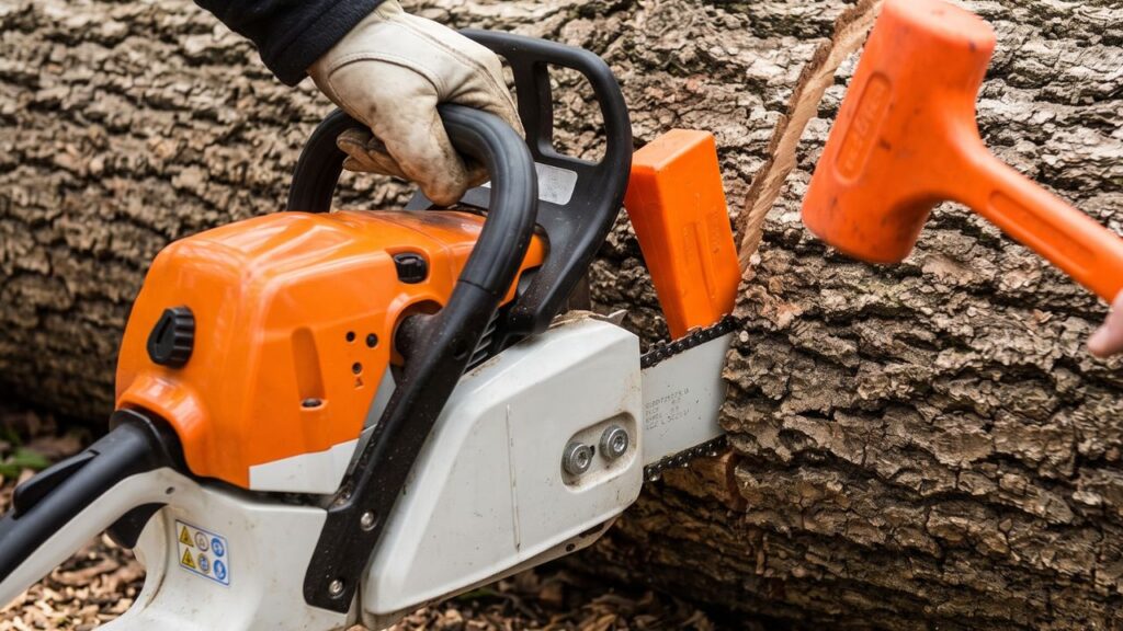 How to Get a Chainsaw Unstuck