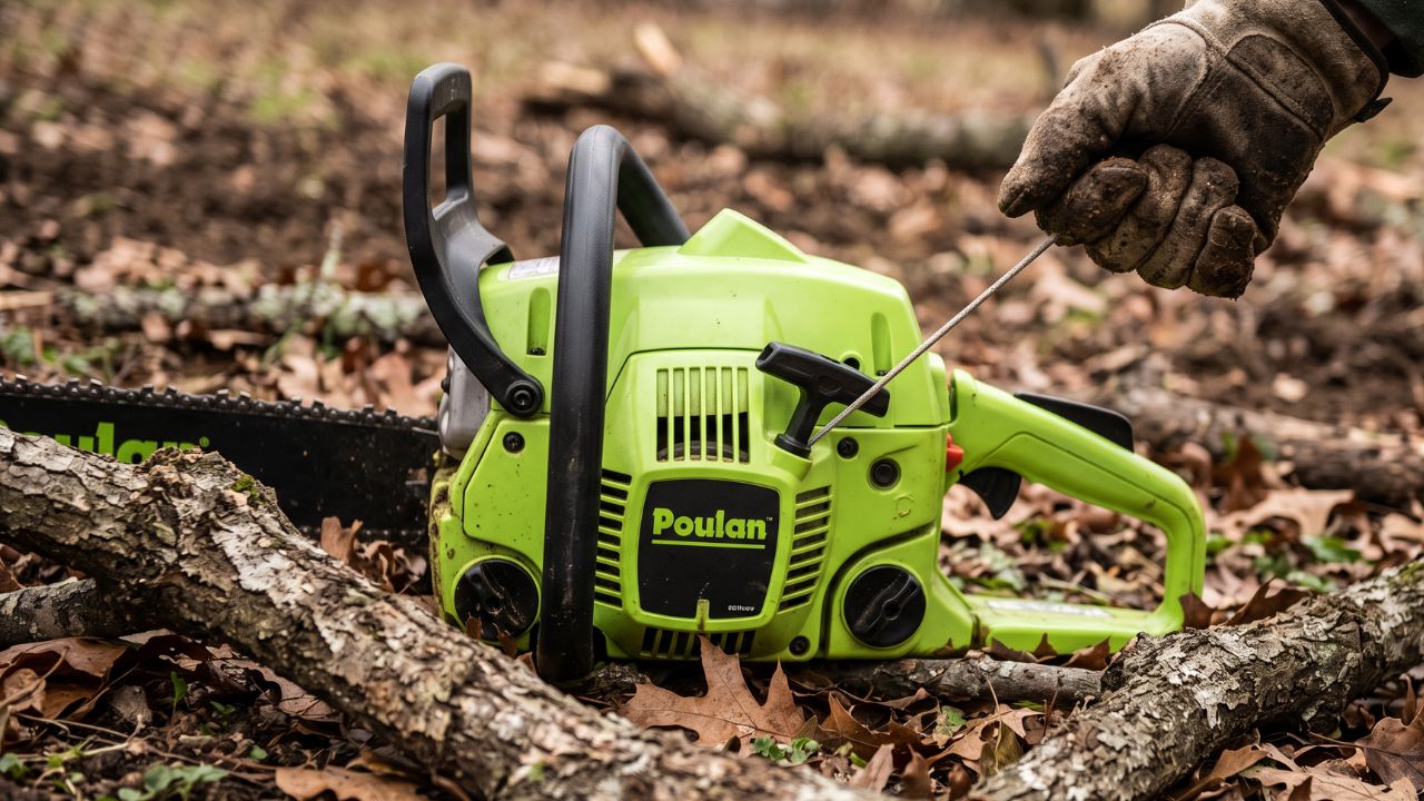 Poulan Chainsaw Starts But Dies When I Give It Gas
