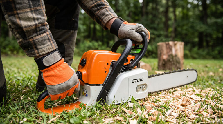How to Start a Stihl MS250 Chainsaw