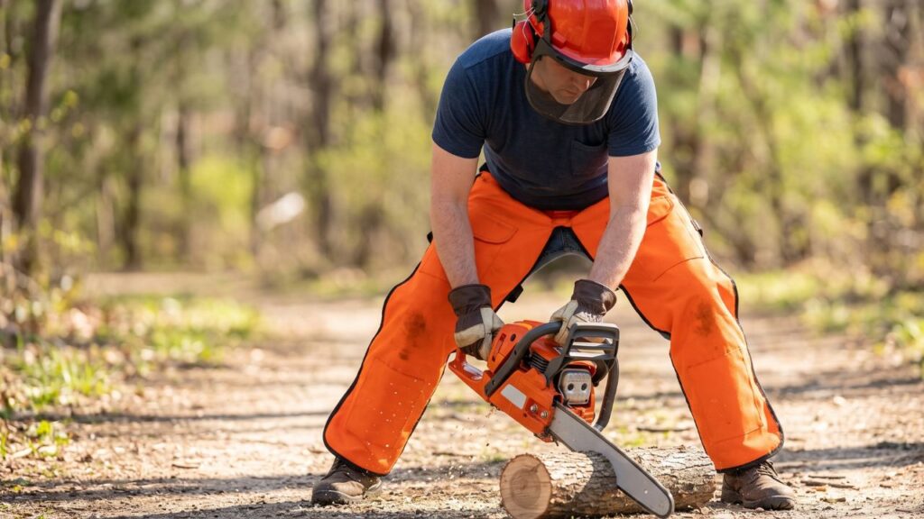 How to Use a Chainsaw for the First Time