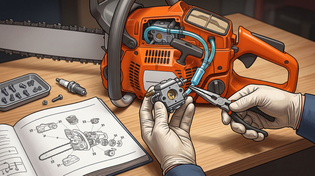 Husqvarna Chainsaw Diagram Parts