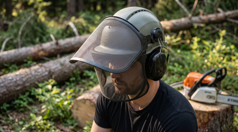 Safety Helmet for Chainsaw