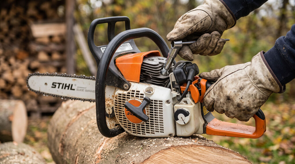 Stihl Chainsaw Flooded How Long To Wait