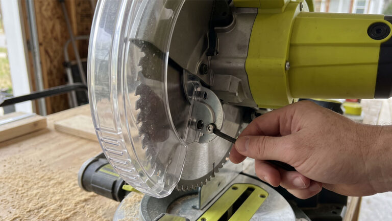 How to Change the Blade on Ryobi Miter Saw Safely
