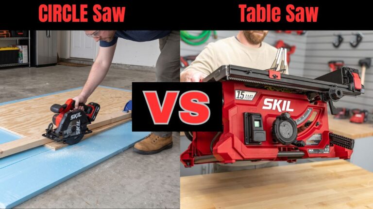 Table Saw Vs Circular Saw