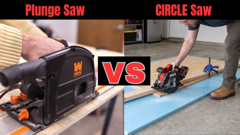 plunge saw versus circular saw