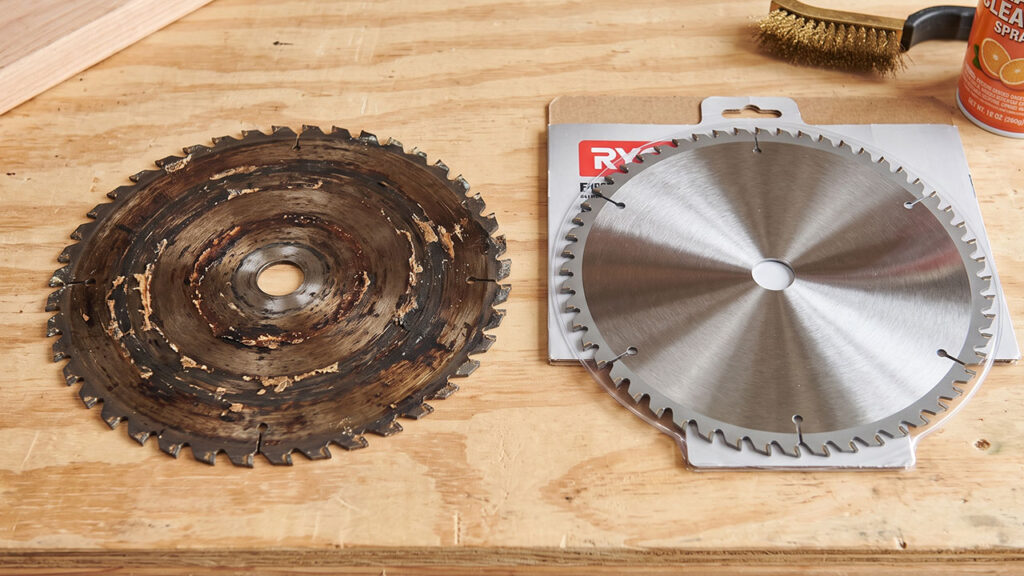 how to remove blade from ryobi miter saw