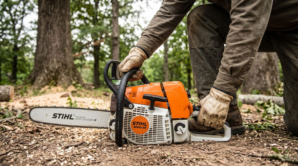 How to Start a Flooded Stihl Chainsaw