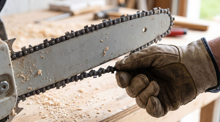 How Do You Tighten A Chainsaw Chain