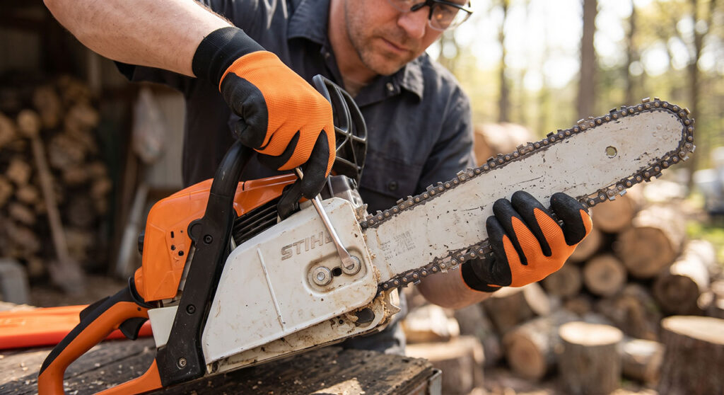 How Tight Should a Chain Be on a Chainsaw