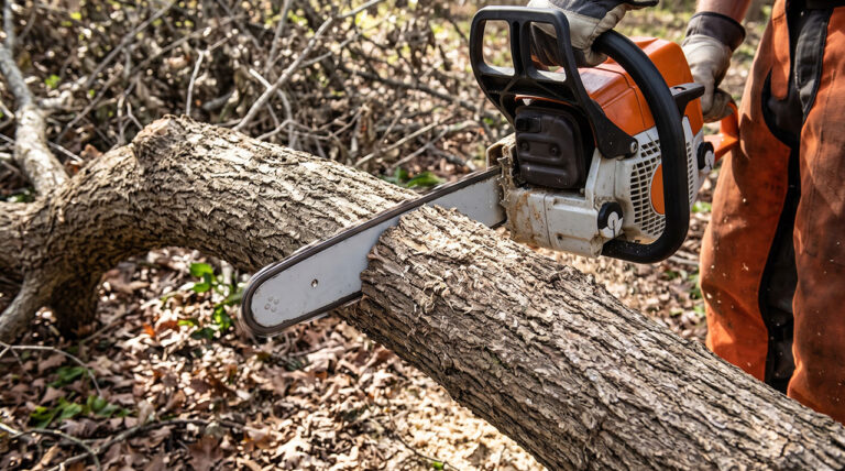 How to Cut Branches With a Chainsaw