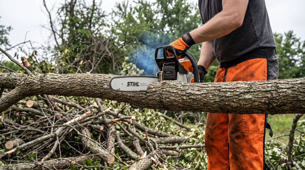 How to Cut Branches With a Chainsaw
