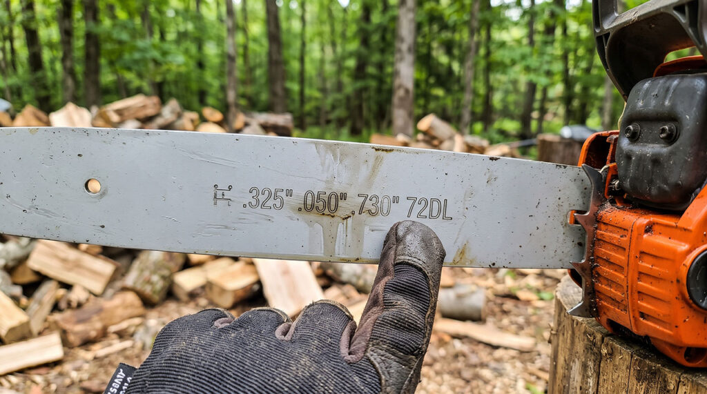 How to Measure a Chainsaw Chain