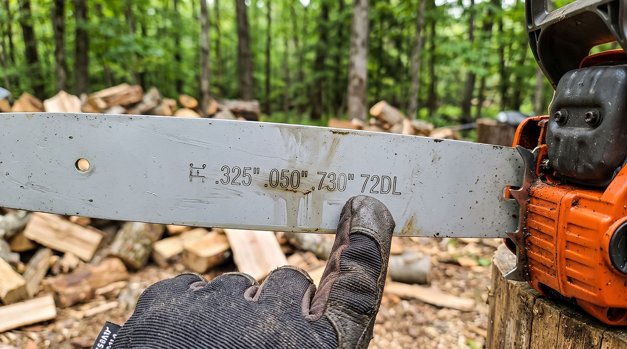 How to Measure a Chainsaw Chain