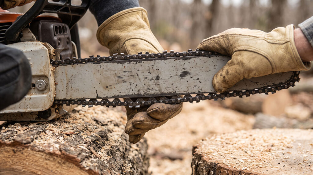 How to Tension a Chainsaw Chain
