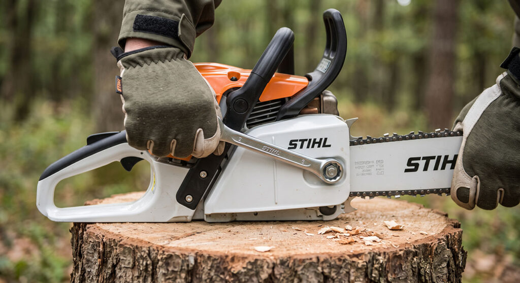 Stihl Chainsaw Chain Adjustment