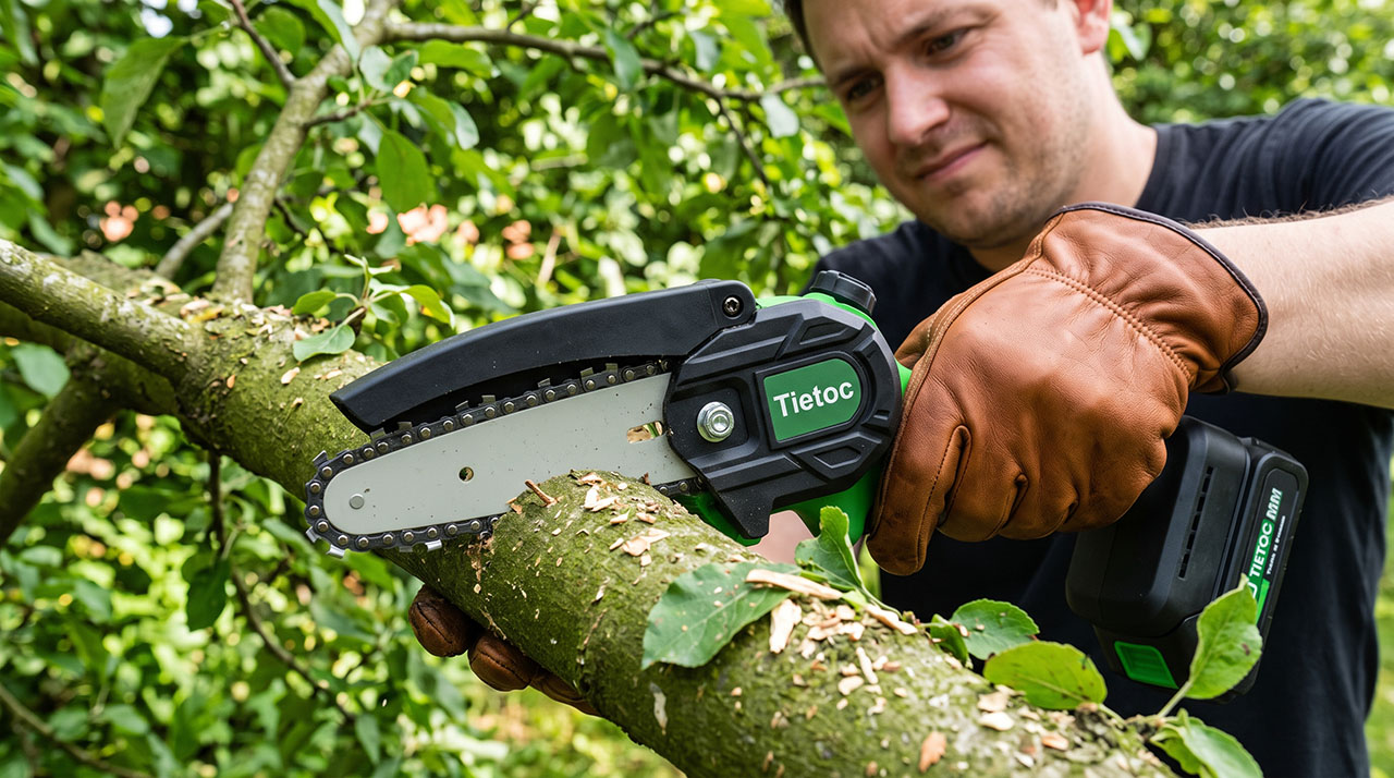 Tietoc mini chainsaw battery replacement